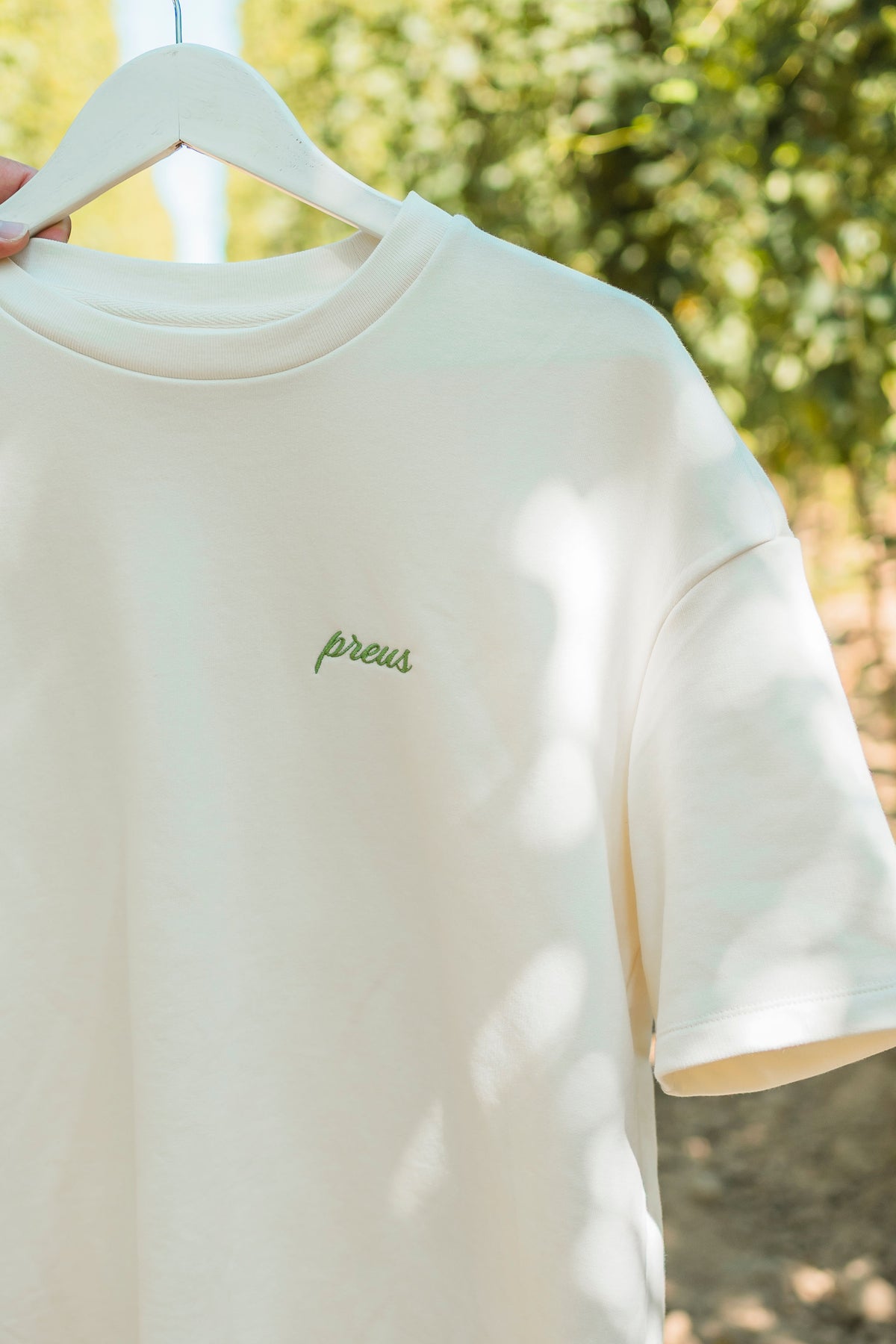 POP’s T-shirt Ecru Oversized Heren – Preus