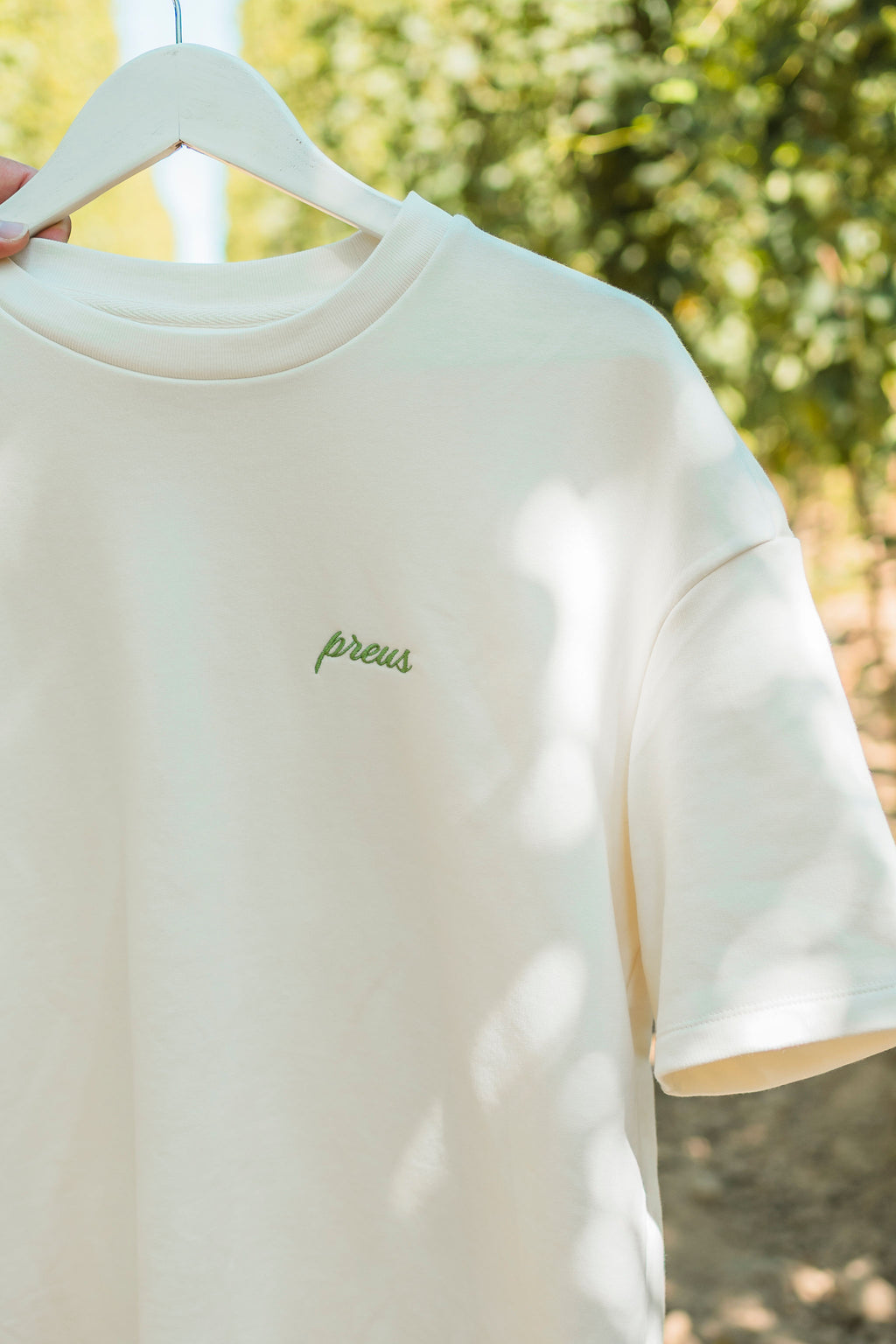 POP’s T-shirt Ecru Oversized Dames – Preus
